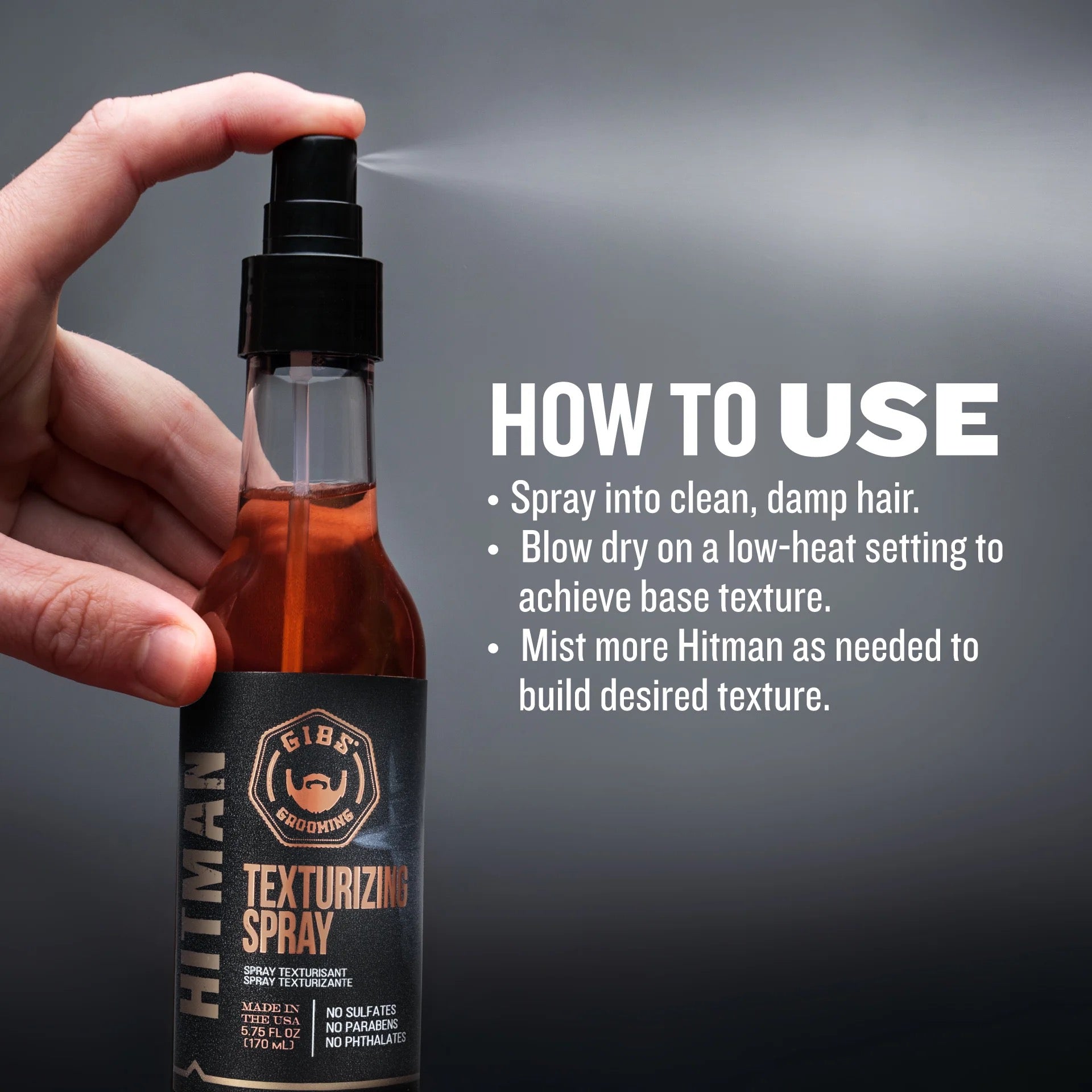 GIBS Hitman Texturizing Spray