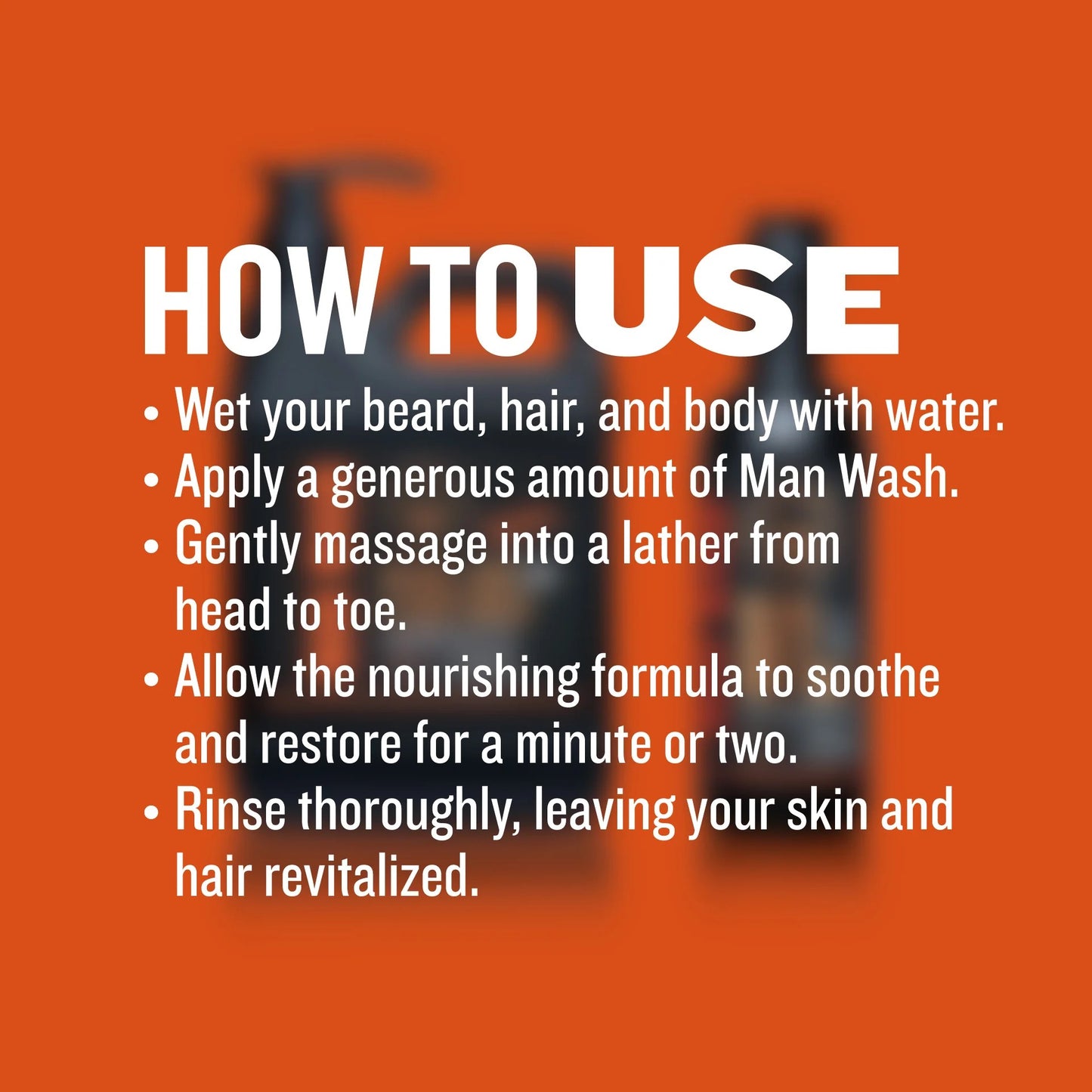 GIBS Original Man Wash: Beard, Hair & Body Hydrator 12 oz