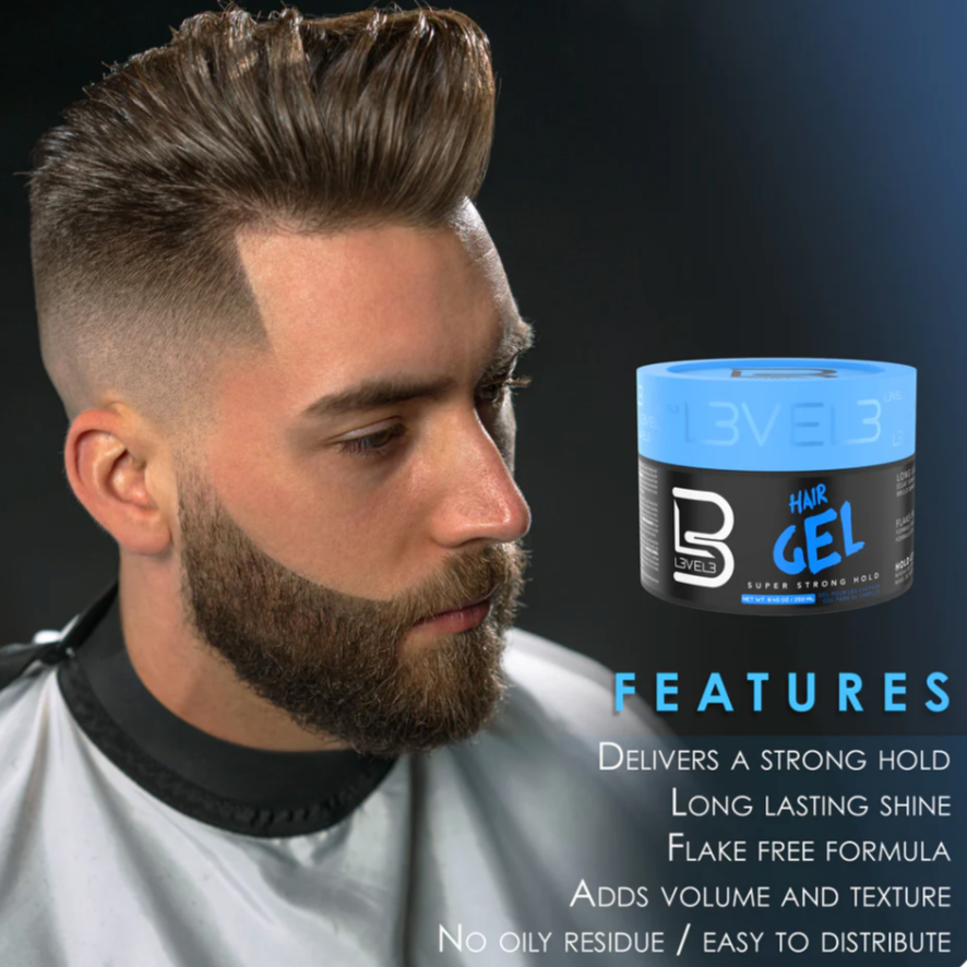 L3VEL3 Hair Gel - Extreme Hold Men' – The Shave Shack