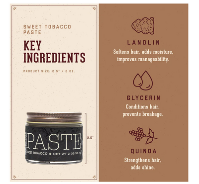 Hair Styling Paste - Sweet Tobacco